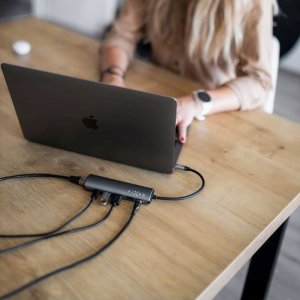 HUB USB Fixed Fixed | 6-port USB-C HUB Pro for laptops and tablets 8