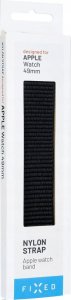 Fixed Fixed | Sporty Strap for Apple Watch Ultra 49mm | 160-210 mm | Black | Nylon 5