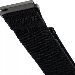 Fixed Sporty Strap with Quick Release 20mm for Smartwatch 160-210 mm Black Nylon 3
