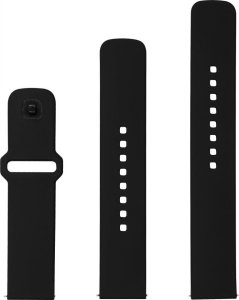Fixed FIXED Silicone Sporty Strap Set with Quick Release 20mm for smartwatch, black 2