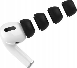 Fixed Fixed Plugs Pro, 2 sets, size S | Plugs | Apple | Airpods Pro/Pro 2 | Foam | Black 5