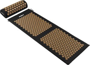 Rebel Mata zdrowotna z kolcami do akupresury z poduszką, 130x50cm, złote kolce,  Rebel Active 2