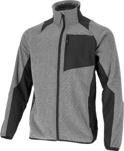 PRO Bluza tech-fleece szaro-czarna, "2xl", ce, lahti 1