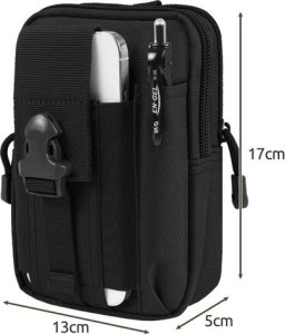 Trizand Nerka taktyczna + pasek czarna Trizand 24321 4