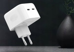 Ładowarka . DENMEN ŁADOWARKA SIECIOWA DUAL USB-C 35W DC20 4