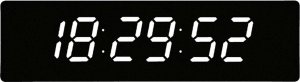 JVD Zegar LED biały JVD DH4813.2 stoper timer, długość 49,5 cm, cyfry 7,5 cm . 1