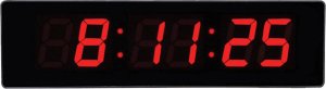 JVD Zegar LED czerwony JVD DH4813.1 stoper timer, długość 49,5 cm, cyfry 7,5 cm . 1