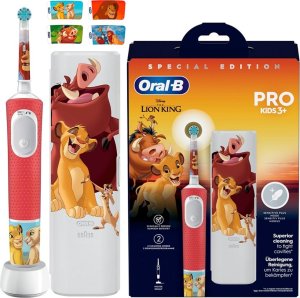 Szczoteczka Oral-B Vitality Pro 103 The Lion King Pomarańczowa + Etui 2