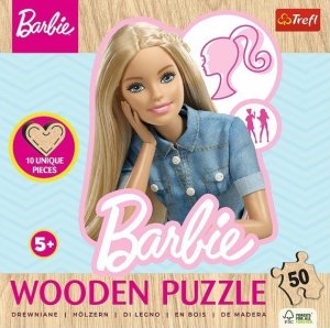 Trefl Puzzle drewniane Ulubiona modna Barbie 50 elementów (20282) 2