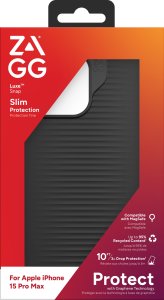 Zagg International ZAGG Luxe Snap - obudowa ochronna do iPhone 15 Pro Max kompatybilna z MagSafe (black) 13