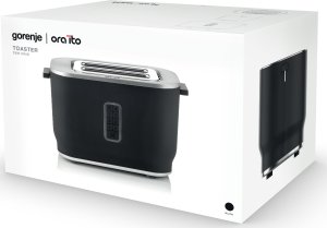 Toster Gorenje Gorenje | Toaster Ora Ito design | T800ORAB | Power 800 W | Number of slots 2 | Housing material Plastic | Black 8