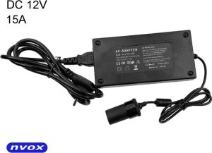 Ładowarka Nvox Zasilacz stabilizowany z gniazdem zapalniczki 12V o mocy 180W... (NVOX 15A12V) 1