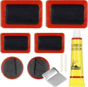 Springos Zestaw do naprawy opon rowerowych 14 szt. zestaw naprawczy multitool UNIWERSALNY 8