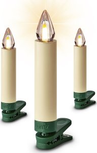 Lampki choinkowe Krinner Krinner Superlight Bavaria Mini Flame 12 pcs. Set Ivory 2