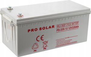 Volt AKUMULATOR VOLT POLSKA DEEP CYCLE VPRO SOLAR 12V 220AH VRLA BEZOBSŁUGOWY 1