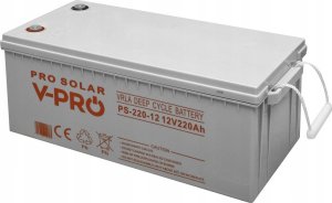 Volt AKUMULATOR VOLT POLSKA DEEP CYCLE VPRO SOLAR 12V 220AH VRLA BEZOBSŁUGOWY 11