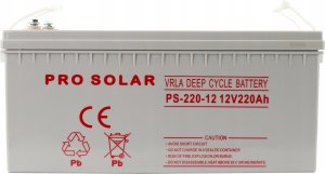 Volt AKUMULATOR VOLT POLSKA DEEP CYCLE VPRO SOLAR 12V 220AH VRLA BEZOBSŁUGOWY 2