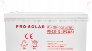 Volt AKUMULATOR VOLT POLSKA DEEP CYCLE VPRO SOLAR 12V 220AH VRLA BEZOBSŁUGOWY 6