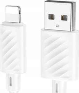 Kabel USB Hoco USB-A - Lightning 1 m Biały 3