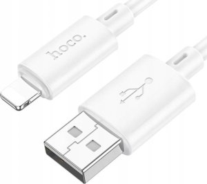 Kabel USB Hoco USB-A - Lightning 1 m Biały 4