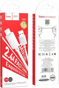 Kabel USB Hoco USB-A - Lightning 1 m Biały 6