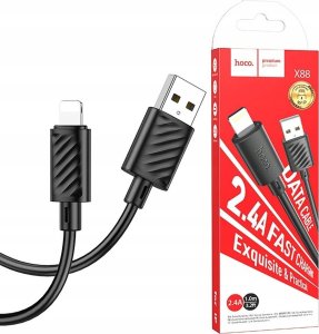 Kabel USB Hoco USB-A - Lightning 1 m Czarny 7