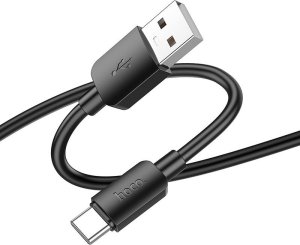 Kabel USB Hoco USB-A - USB-C 1 m Czarny 2