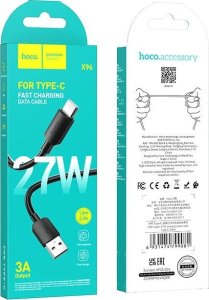 Kabel USB Hoco USB-A - USB-C 1 m Czarny 5