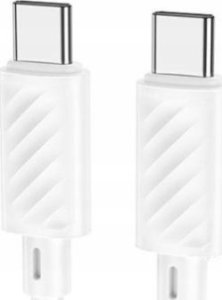 Kabel USB Hoco USB-C - USB-C 1 m Biały 2