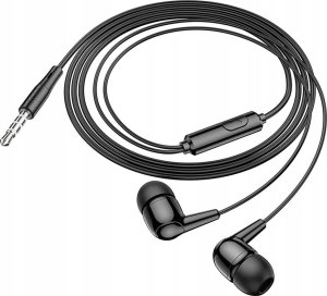 Słuchawki Hoco HOCO słuchawki przewodowe Jack 3,5 mm z mikrofonem M97 czarne 3