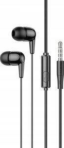 Słuchawki Hoco HOCO słuchawki przewodowe Jack 3,5 mm z mikrofonem M97 czarne 5