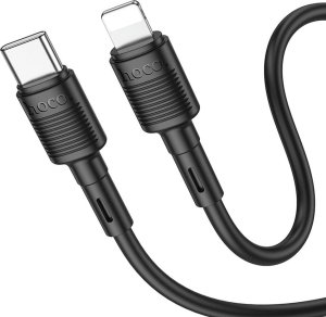 Kabel USB Hoco HOCO kabel Typ C do Lightning PD 2,4A 20W X83 1 m czarny 1