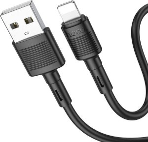 Kabel USB Hoco HOCO kabel USB A do Lightning 2,4A X83 1 m czarny 1