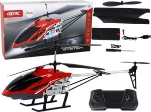 LeanToys Helikopter RC Śmigłowiec Zdalnie Sterowany Na Pilot 70 cm Czerwony 1