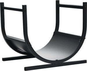 Costway Stojak na drewno kominkowe w kształcie U 43 x 37 x 39,5 cm 1