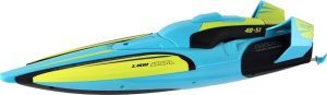 LeanToys Łódź Wodna RC 2.4G Żółto-Turkusowa Wodoodporna Pilot Do Sterowania 2