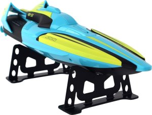 LeanToys Łódź Wodna RC 2.4G Żółto-Turkusowa Wodoodporna Pilot Do Sterowania 5