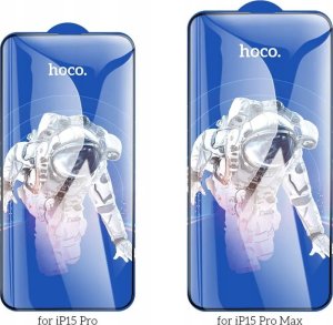 Hoco HOCO szkło hartowane HD 5D Guardian shield (SET 10in1) - do iPhone 15 Pro czarny (G14) 2