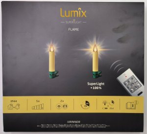 Krinner Krinner Lumix Superlight Flame Mini Ivory 12 pcs. Set 3