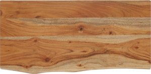 vidaXL Półka ścienna, 40x20x2,5 cm, drewno akacjowe 2