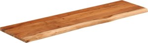 vidaXL Półka ścienna, 40x20x2,5 cm, drewno akacjowe 3