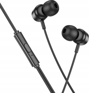 Słuchawki Hoco HOCO słuchawki przewodowe Typ C z mikrofonem M122 czarne 2