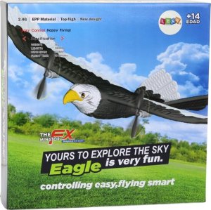 Samolot zdalnie sterowany LeanToys Samolot Orzeł Ptak Zdalnie Sterowany RC 2.4G 41cm x 28cm x 5cm 4