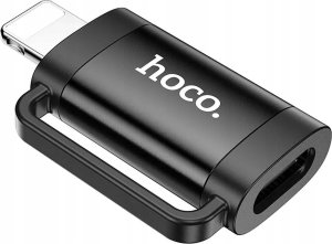 Adapter USB Hoco HOCO adapter OTG Lightning (męski) do Typ C (żeński) 2A UA31B czarny 1