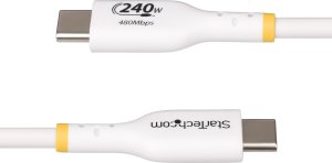 Kabel USB StarTech USB-C - USB-C 3 m Biały (USB2EPR3MW) 3