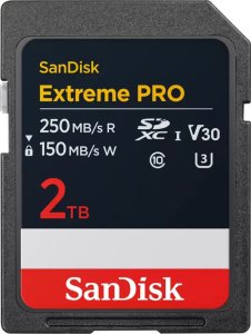 Karta SanDisk Extreme PRO SDXC 2 TB Class 10 UHS-I/U3 V30 (SDSDXXD-2T00-GN4IN) 1
