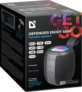 Głośnik Defender Głośnik Defender Enjoy S550 Bluetooth 7W MP3/FM/SD/USB/TWS 7