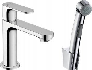 Bateria umywalkowa Hansgrohe Hansgrohe bateria umywalkowa 110 z główką Bidette i wężem 160 cm, bez kompletu odpływowego Rebris S, chrom 72215000 1