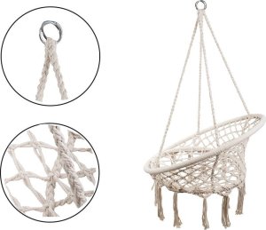 Verk Hamak fotel wiszący huśtawka bocianie gniazdo huśtawka boho do domu ogrodu Hamak fotel wiszący huśtawka bocianie gniazdo huśtawka boho do domu ogrodu 11