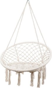 Verk Hamak fotel wiszący huśtawka bocianie gniazdo huśtawka boho do domu ogrodu Hamak fotel wiszący huśtawka bocianie gniazdo huśtawka boho do domu ogrodu 2